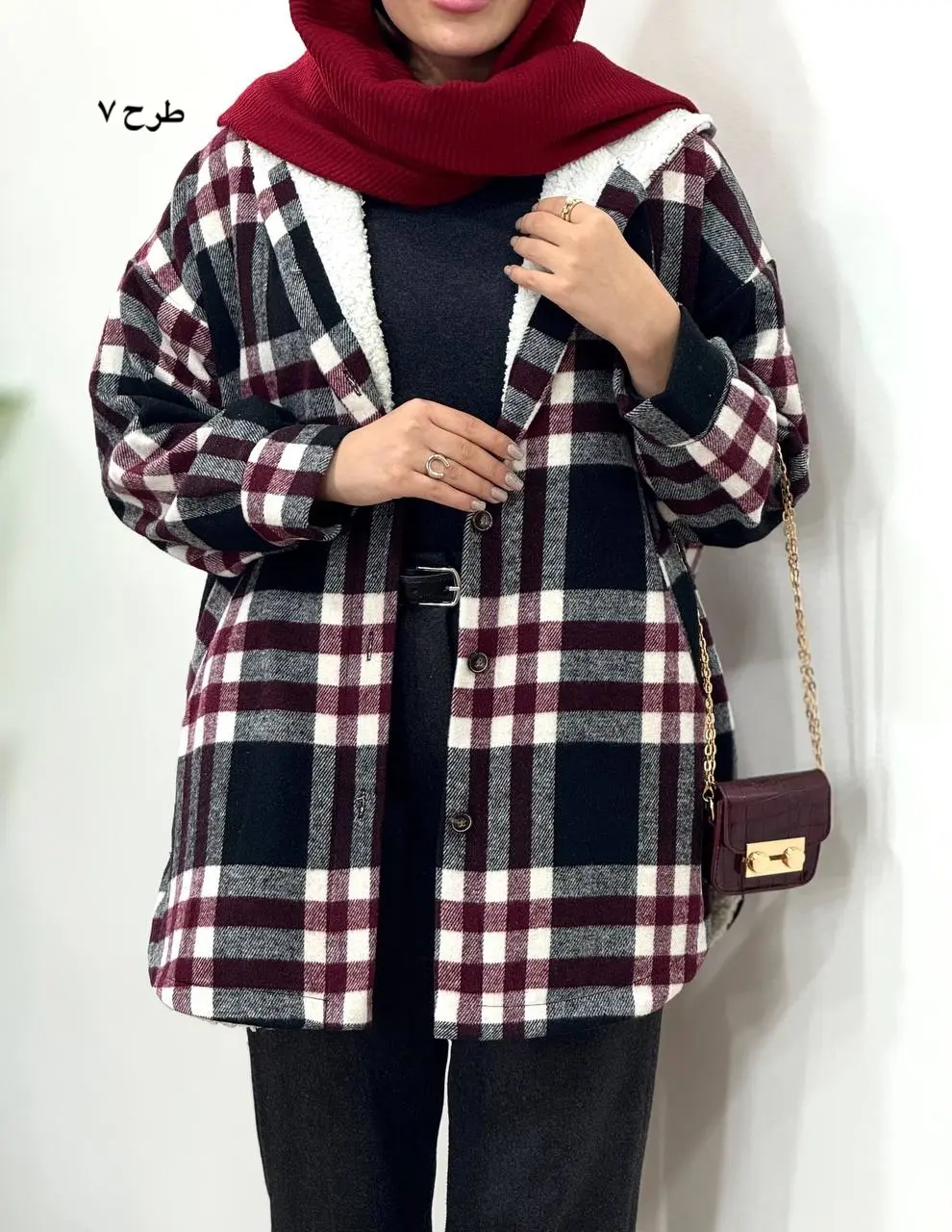 پالتو پشمی داخل تدی کلاهدار پردیس